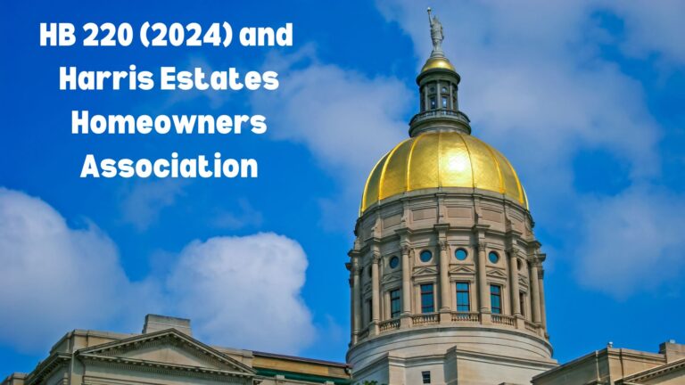 Georgia New HOA Law: HB 220 (2024)