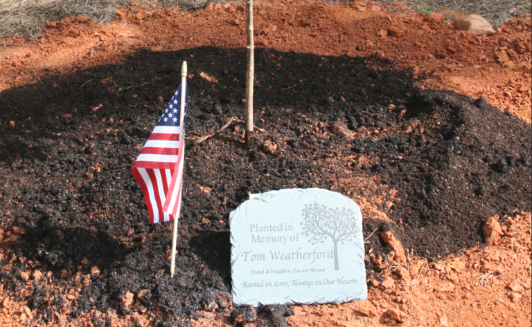 Tom Weatherford Memorial Tree